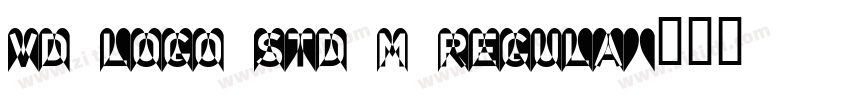 VD LOGO Std M Regula字体转换